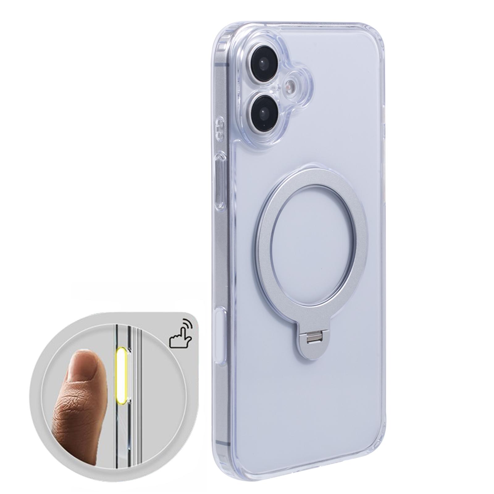 Чохол для iPhone 16 з магнітною підставкою, ПК + ТПУ, прозорий, з кнопкою керування камерою
Чохол для iPhone 16 з магнітною підставкою, ПК + ТПУ, прозорий, з кнопкою керування камерою