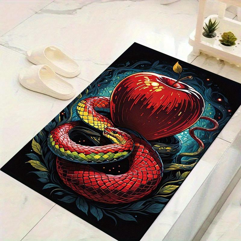 1pc The Snake and the Apple Design Indoor Area Rug - Soft, Anti-Slip, and Durable Gaming Room Decor for Bedroom 60cm by 90cm
1pc The Snake and the Apple Design Indoor Area Rug - Soft, Anti-Slip, and Durable Gaming Room Decor for Bedroom 60cm by 90cm