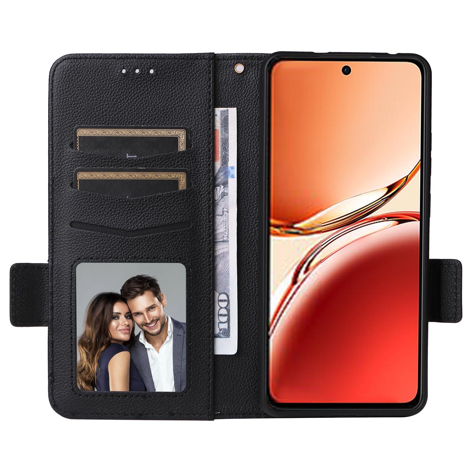 For Oppo Reno12 F 5G/Oppo F27 5G Case with Wrist Strap Litchi Texture PU Leather Wallet Phone Cover Black
For Oppo Reno12 F 5G/Oppo F27 5G Case with Wrist Strap Litchi Texture PU Leather Wallet Phone Cover Black