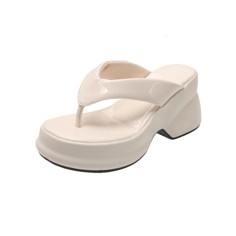 Women s Fashion Slippers 2025Round Head Muffin Bottom Seaside Vacation Clip Toe Flip Flops High-heeled Thick-soled Women Sandals 35 бежевий
Women s Fashion Slippers 2025Round Head Muffin Bottom Seaside Vacation Clip Toe Flip Flops High-heeled Thick-soled Women Sandals 35 бежевий