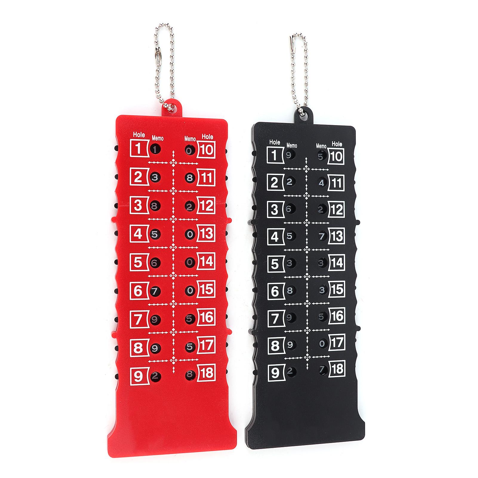 2pcs 18 Hole Golf Score Counter Scoreboard Training Practice Competition Accessory Black Red
2pcs 18 Hole Golf Score Counter Scoreboard Training Practice Competition Accessory Black Red