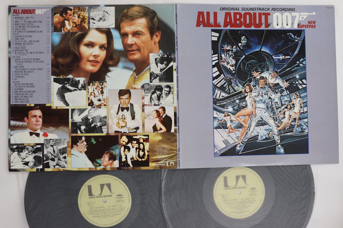 LP Record OST - All About 007 FMW4344 UNITED ARTISTS 1979 Japan Soundtracks & Musicals Used
LP Record OST - All About 007 FMW4344 UNITED ARTISTS 1979 Japan Soundtracks & Musicals Used