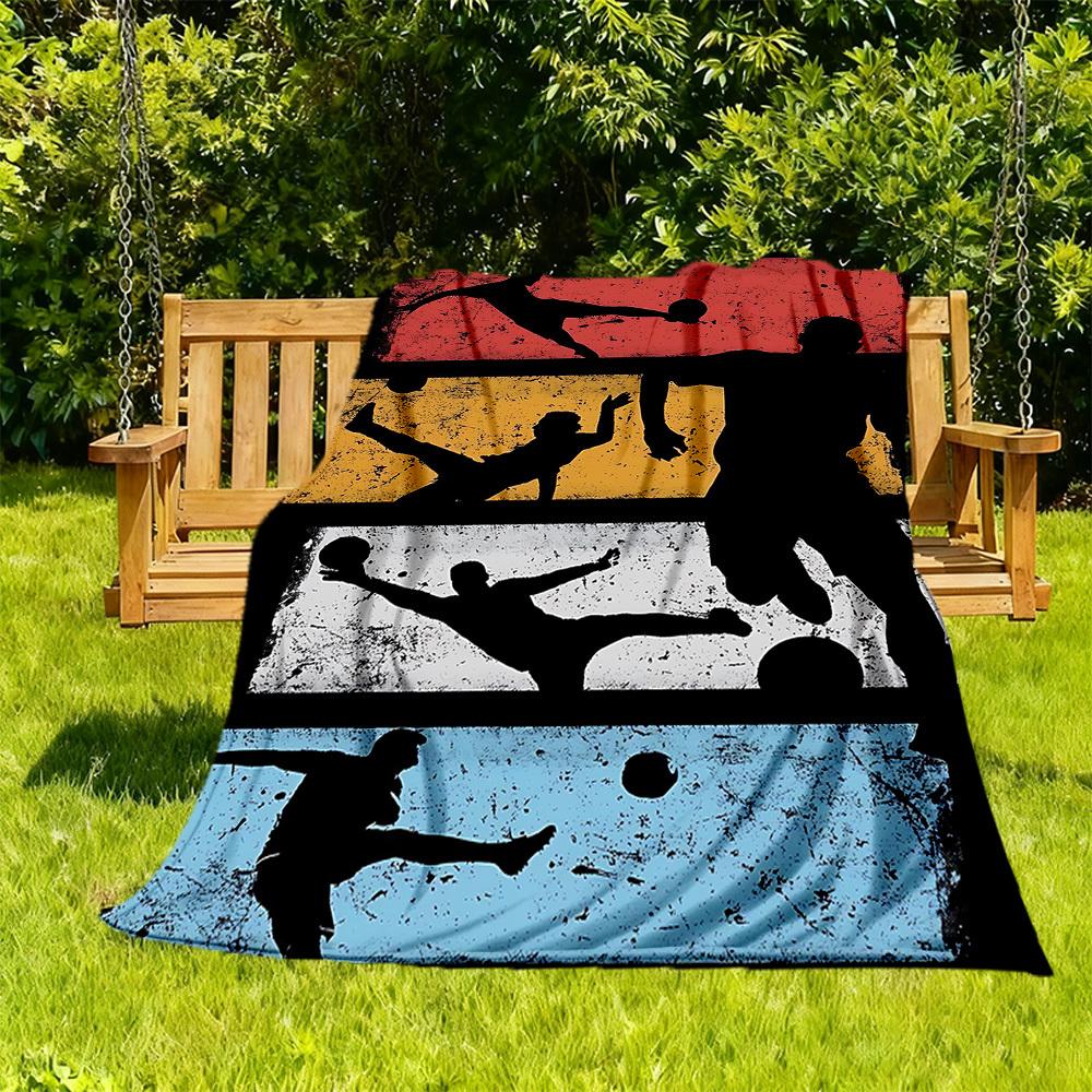 1pc Soccer Players Outdoor Blanket Lightweight Flannel, Soft & Warm, All-Season Use for Sofa, Outdoor, Camping, Living Room, Office088 130x150cm
1pc Soccer Players Outdoor Blanket Lightweight Flannel, Soft & Warm, All-Season Use for Sofa, Outdoor, Camping, Living Room, Office088 130x150cm