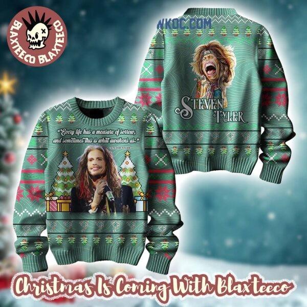 Steven Tyler Aerosmith Every Life Has A Measure Of Sorrow Ugly Christmas Sweater Unisex T-Shirt S
Steven Tyler Aerosmith Every Life Has A Measure Of Sorrow Ugly Christmas Sweater Unisex T-Shirt S