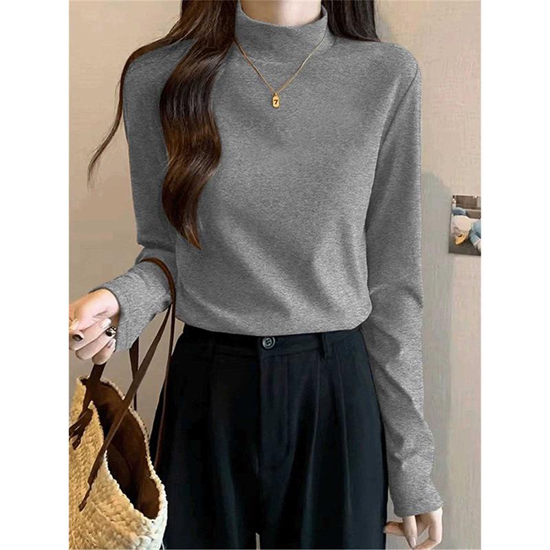 Women s Fashionable Half-High Collar Fleece T-Shirt: Trendy Long-Sleeved, Thick, and Warm for Autumn and Winter 2026 XL
Women s Fashionable Half-High Collar Fleece T-Shirt: Trendy Long-Sleeved, Thick, and Warm for Autumn and Winter 2026 XL