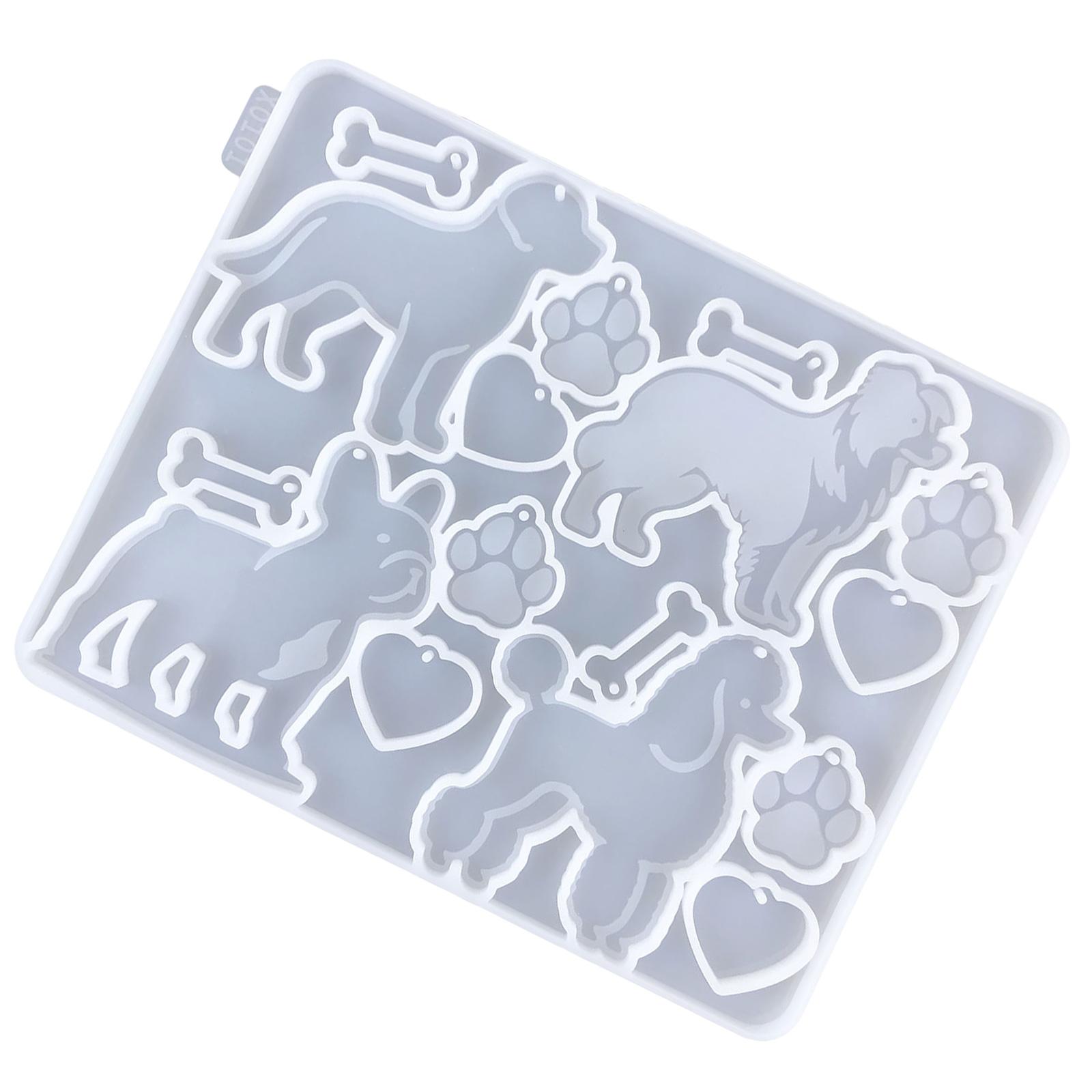 Silicone Animal Keychains Molds Pendant Moulds Resin Molds Dog Series Jewelry Part Molds Silicone Texture for Crafting
Silicone Animal Keychains Molds Pendant Moulds Resin Molds Dog Series Jewelry Part Molds Silicone Texture for Crafting