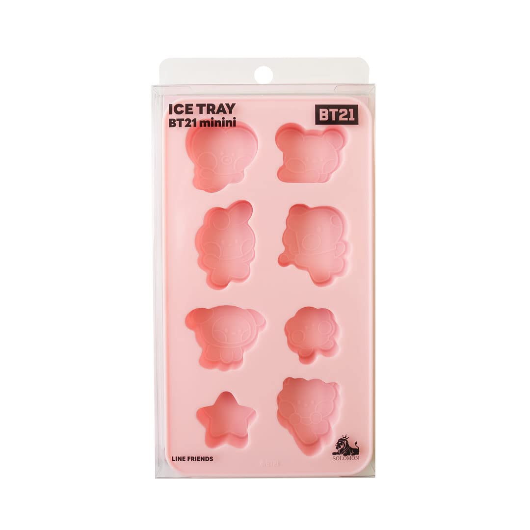Solomon Shoji BT21 minini ice tray ICE TRAY (PINK) 
Solomon Shoji BT21 minini ice tray ICE TRAY (PINK)