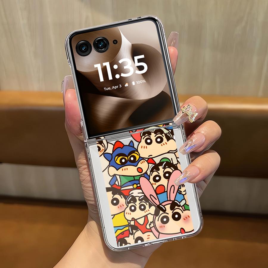 Soft Clear Phone Cover Luxury Funda Case for Motorola Razr 60 Ultra 50 50/60 50Ultra Crayon Shin Chan Character Motorola Razr 50 Ultra
Soft Clear Phone Cover Luxury Funda Case for Motorola Razr 60 Ultra 50 50/60 50Ultra Crayon Shin Chan Character Motorola Razr 50 Ultra