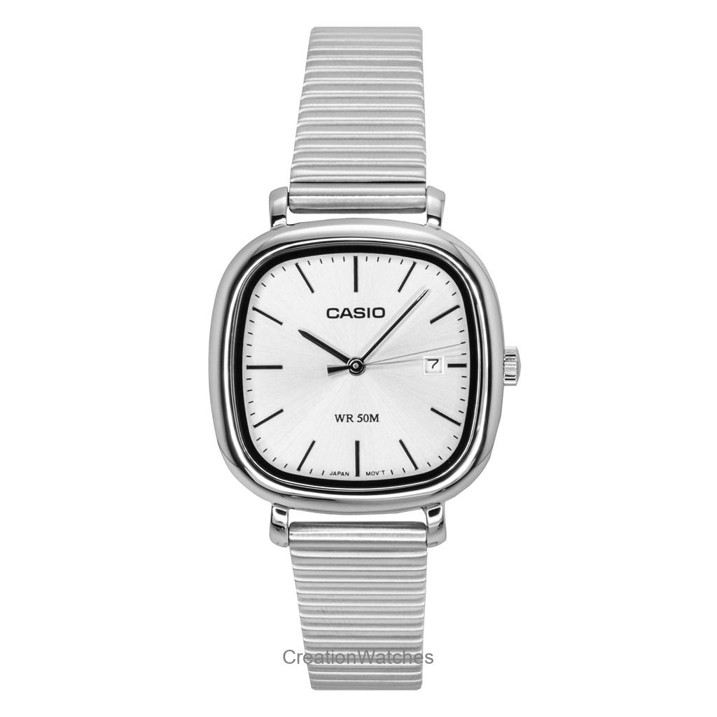 Casio Стандартные аналоговые женские часы из нержавеющей стали с серебристым циферблатом, кварцевые, LTP-B166D-7AV серебряный
Casio Стандартные аналоговые женские часы из нержавеющей стали с серебристым циферблатом, кварцевые, LTP-B166D-7AV серебряный