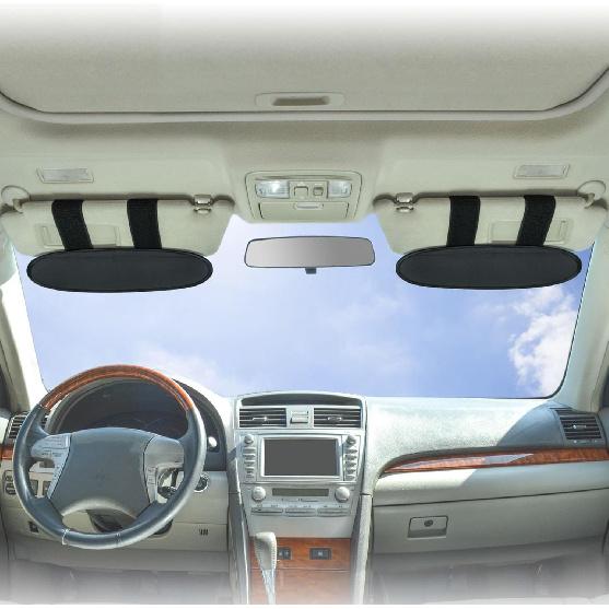 Anti-Glare Anti-Dazzle Vehicle Visor Sunshade Extender Sun Blocker for Cars, Vans and Trucks (Silver) - 2 Pieces
Anti-Glare Anti-Dazzle Vehicle Visor Sunshade Extender Sun Blocker for Cars, Vans and Trucks (Silver) - 2 Pieces
