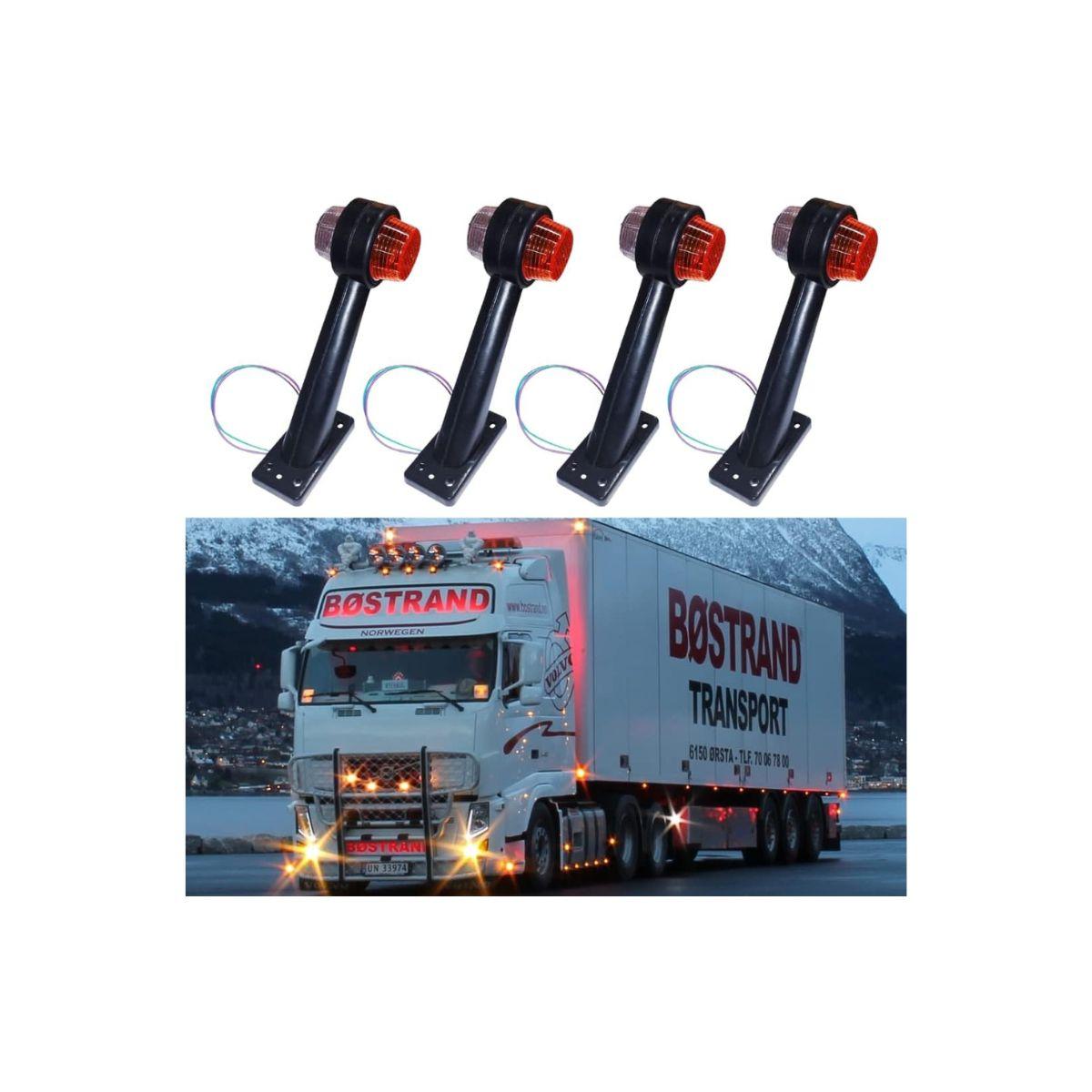 Side marker lights Side Rubber Stalk Marker Light Red/Clear Outline Lamp 12v Compatible for Truck Caravan Kenworth Trucks Semi Trailers 4-Pack
Side marker lights Side Rubber Stalk Marker Light Red/Clear Outline Lamp 12v Compatible for Truck Caravan Kenworth Trucks Semi Trailers 4-Pack