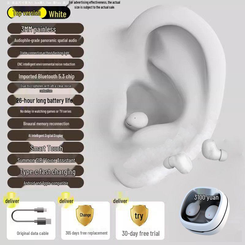 MINI13X Ультракомпактні Bluetooth-навушники для спорту з шумозаглушенням 4.8 Chipset, Mono Sound, 2h Battery
MINI13X Ультракомпактні Bluetooth-навушники для спорту з шумозаглушенням 4.8 Chipset, Mono Sound, 2h Battery
