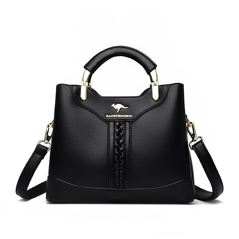 Сумка через плечо, Женская одноплечевая сумка, Сумка, Женская сумка большой вместимости для женщин среднего возраста чёрный
Сумка через плечо, Женская одноплечевая сумка, Сумка, Женская сумка большой вместимости для женщин среднего возраста чёрный