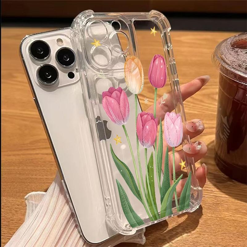 Phone Case For iPhone 17 16 15 14 13 12 11 Pro Max XR XS X 15 16 Plus 17 Air Pink Tulips Rose Flower Pattern Transparent Cover iPhone XR
Phone Case For iPhone 17 16 15 14 13 12 11 Pro Max XR XS X 15 16 Plus 17 Air Pink Tulips Rose Flower Pattern Transparent Cover iPhone XR