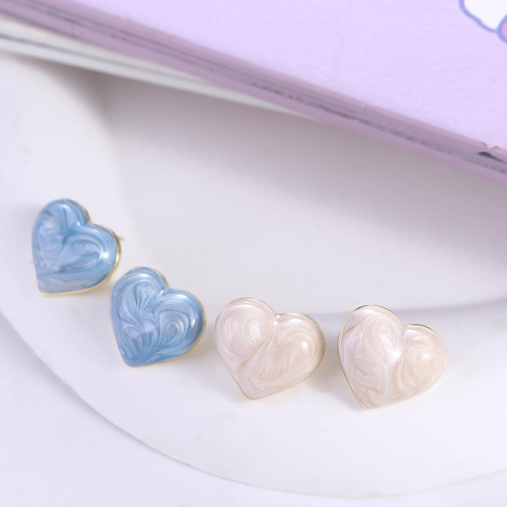 Trendy Marbling Elegant Enamel Oil Jewelry Heart Earrings Korean Style Earrings Women Stud Earrings
Trendy Marbling Elegant Enamel Oil Jewelry Heart Earrings Korean Style Earrings Women Stud Earrings