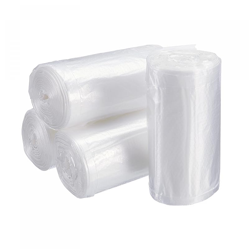 uxcell small garbage bag 0.5 gallon garbage bag for desktop mini trash can white 6 rolls/180 counts
uxcell small garbage bag 0.5 gallon garbage bag for desktop mini trash can white 6 rolls/180 counts