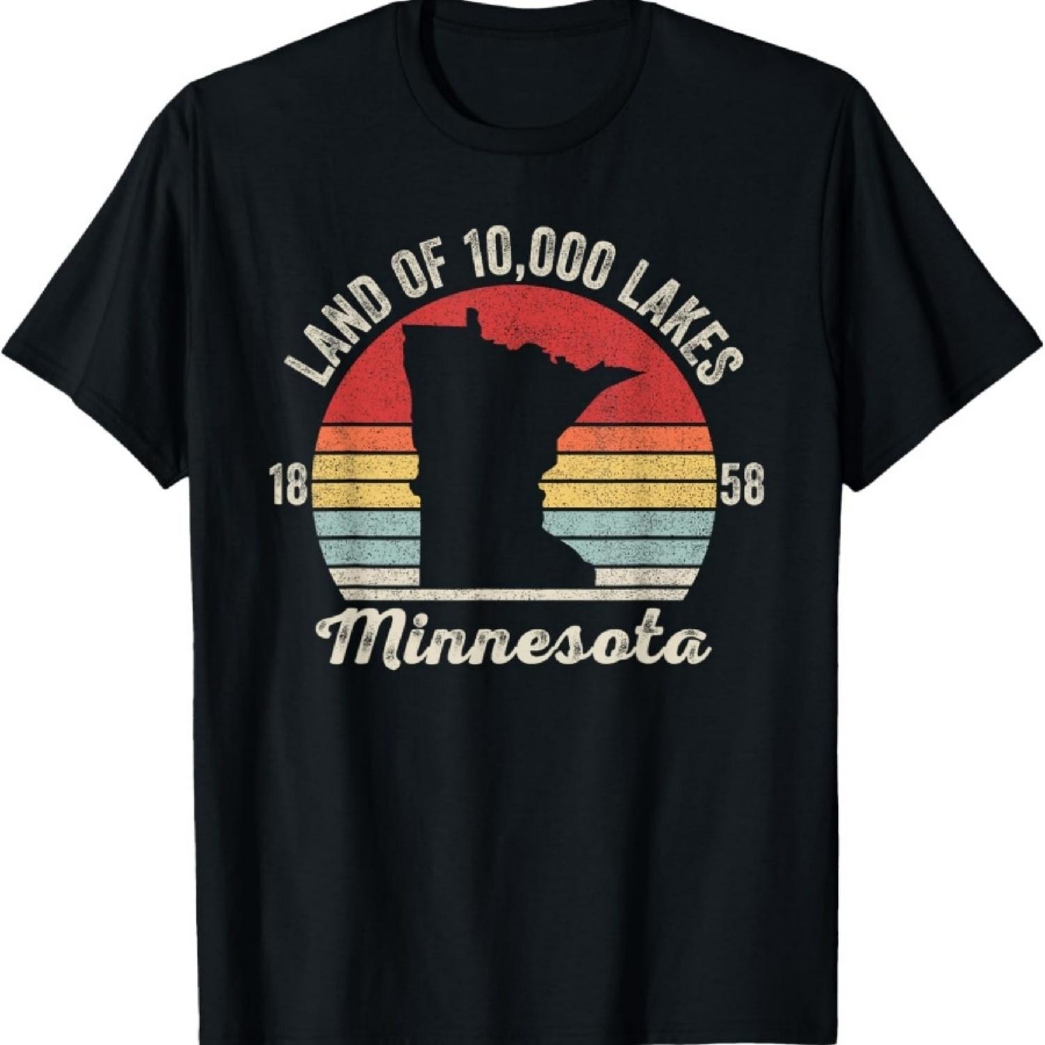 Catch Some Rays Vintage Retro Land of 10,000 Lakes 1858 Minnesota T-Shirt XXXXXL чорний
Catch Some Rays Vintage Retro Land of 10,000 Lakes 1858 Minnesota T-Shirt XXXXXL чорний