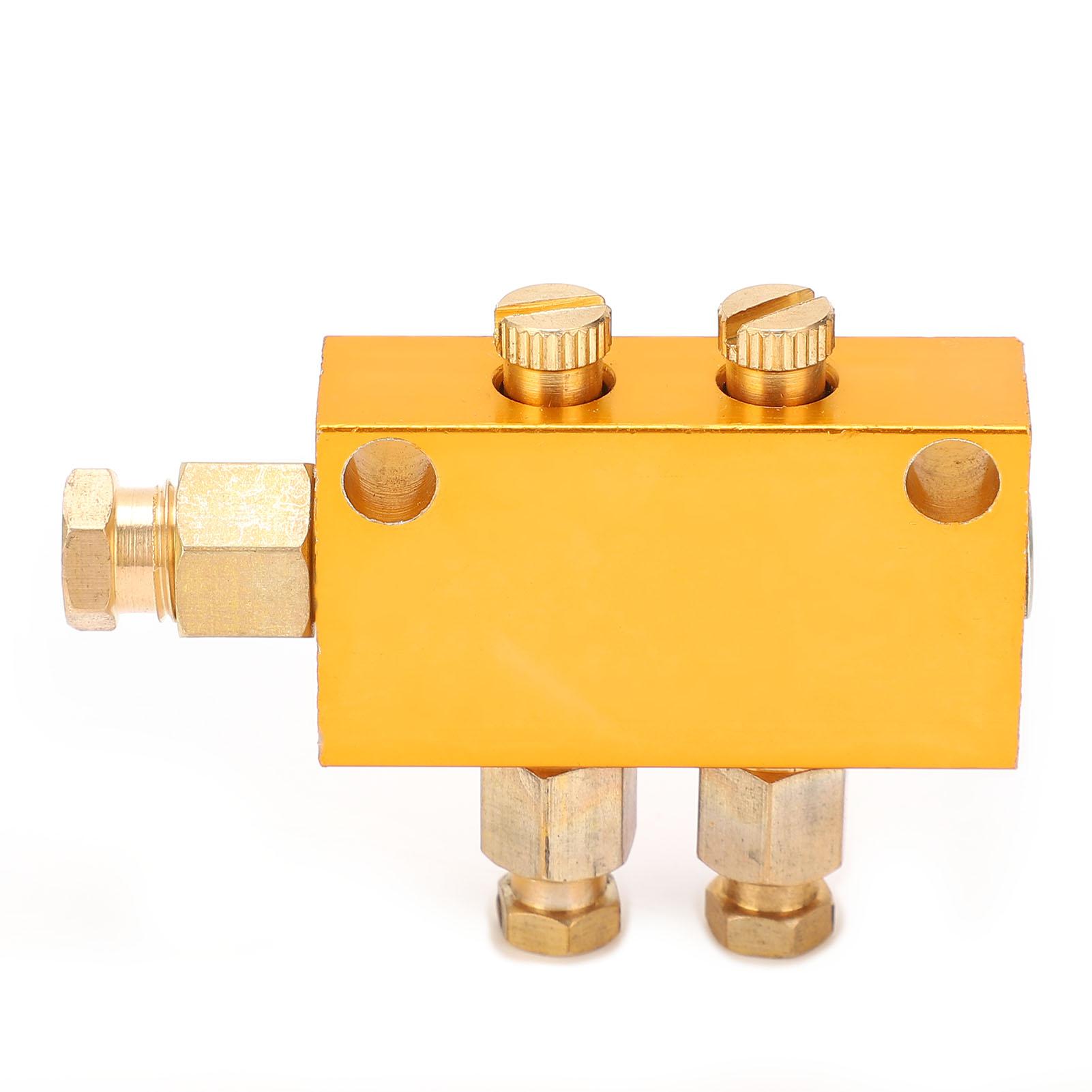 Oil Distributor TKType Adjustable Brass Lube Piston Separator Divider Valve Lubrication System(1 in
Oil Distributor TKType Adjustable Brass Lube Piston Separator Divider Valve Lubrication System(1 in