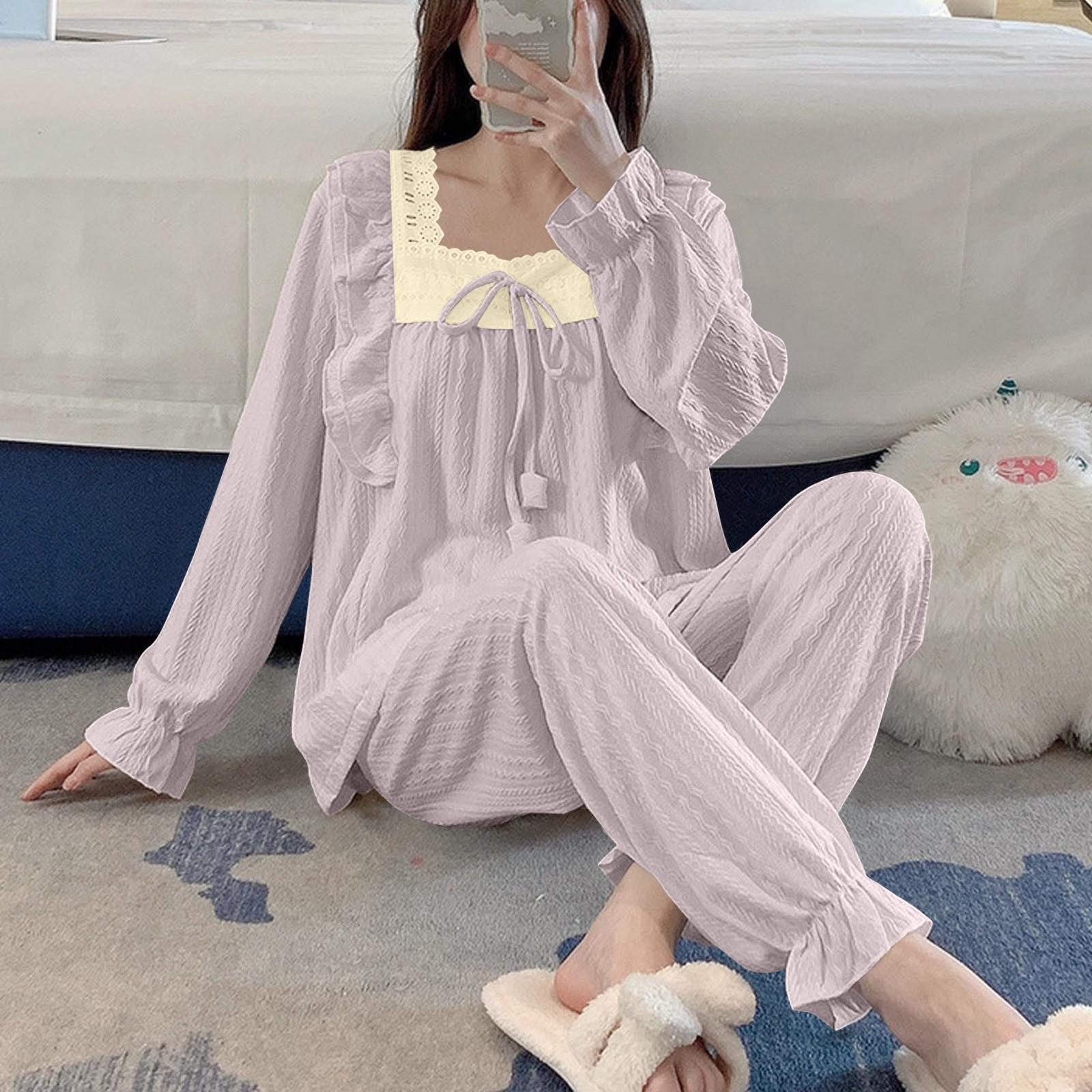 Женские пижамные комплекты из 2 предметов, одежда для сна с коротким рукавом, удобные шорты, мягкий комплект с карманами XL фиолетовый
Женские пижамные комплекты из 2 предметов, одежда для сна с коротким рукавом, удобные шорты, мягкий комплект с карманами XL фиолетовый