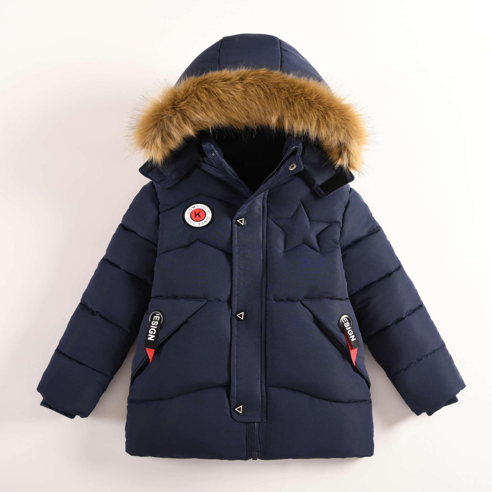 European Winter Boys Hooded Fleece-Lined Cotton Jacket, Medium & Large Sizes 120 cm
European Winter Boys Hooded Fleece-Lined Cotton Jacket, Medium & Large Sizes 120 cm