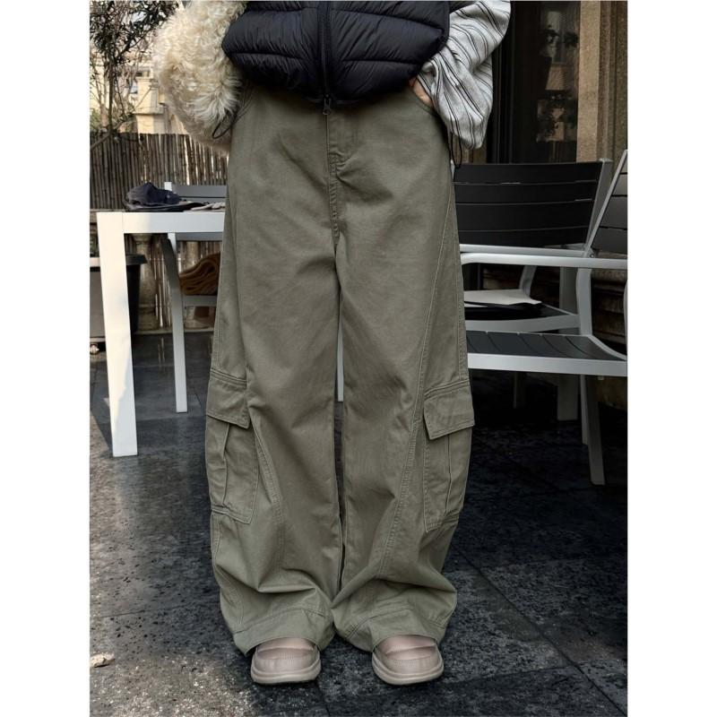 Johnature Korean-style Retro Solid Color Large Pocket Jeans Spring Casual Loose Wide-leg Pants For Women L зелений
Johnature Korean-style Retro Solid Color Large Pocket Jeans Spring Casual Loose Wide-leg Pants For Women L зелений