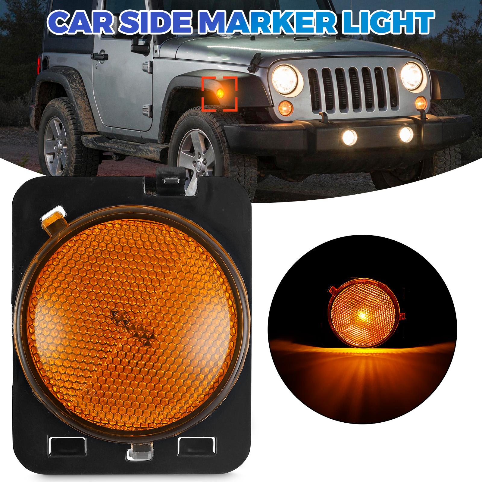 Front Fender Side Marker Lights Turn Signal Lamp Left Right For Jeep Wrangler JK 2007-2018 55078145AA 55078144AA
Front Fender Side Marker Lights Turn Signal Lamp Left Right For Jeep Wrangler JK 2007-2018 55078145AA 55078144AA