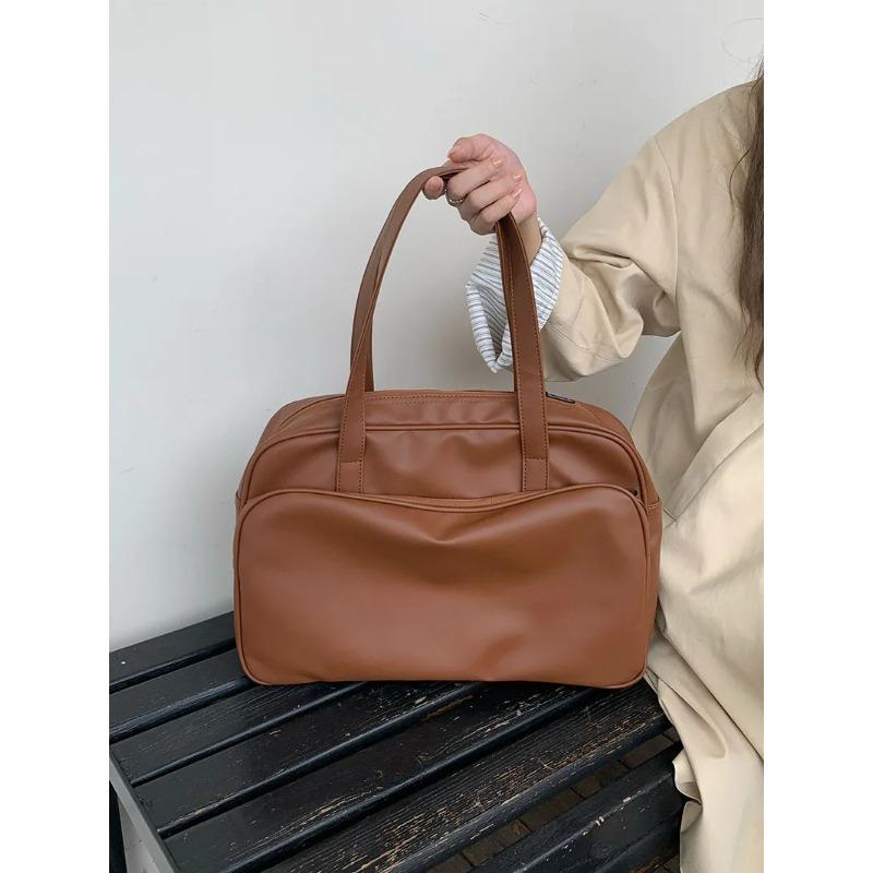 Fashi Lage Capacity Women Tote Bag Simple Commuting Travel Shoulder Bag High Quality Soft PU Leather Female Handbags 42X11X28CM коричневий
Fashi Lage Capacity Women Tote Bag Simple Commuting Travel Shoulder Bag High Quality Soft PU Leather Female Handbags 42X11X28CM коричневий