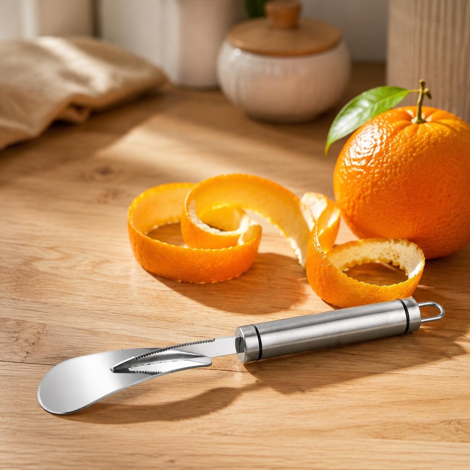 Stainless Steel Orange Peeler Tool Citrus Fruit Peeling Knife with Ergonomic Handle for Easy and Efficient Orange Skin Removal Kitchen Gadget one size серебряный
Stainless Steel Orange Peeler Tool Citrus Fruit Peeling Knife with Ergonomic Handle for Easy and Efficient Orange Skin Removal Kitchen Gadget one size серебряный