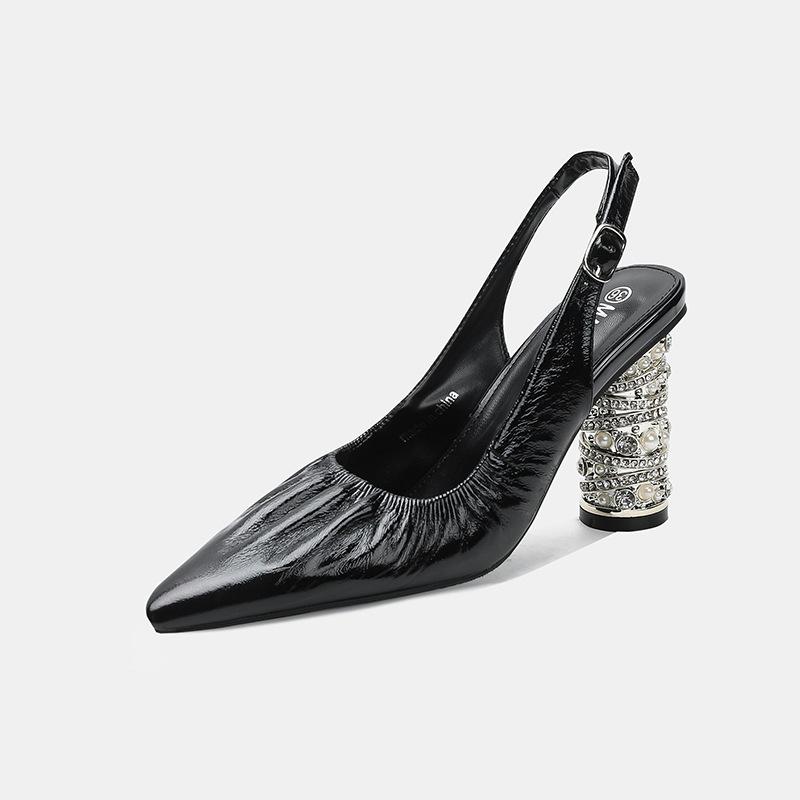 Pointed rhinestone leather high heels for women s new models with thick heels. Celebrity back empty bag head dating catwalk model 46 чёрный
Pointed rhinestone leather high heels for women s new models with thick heels. Celebrity back empty bag head dating catwalk model 46 чёрный