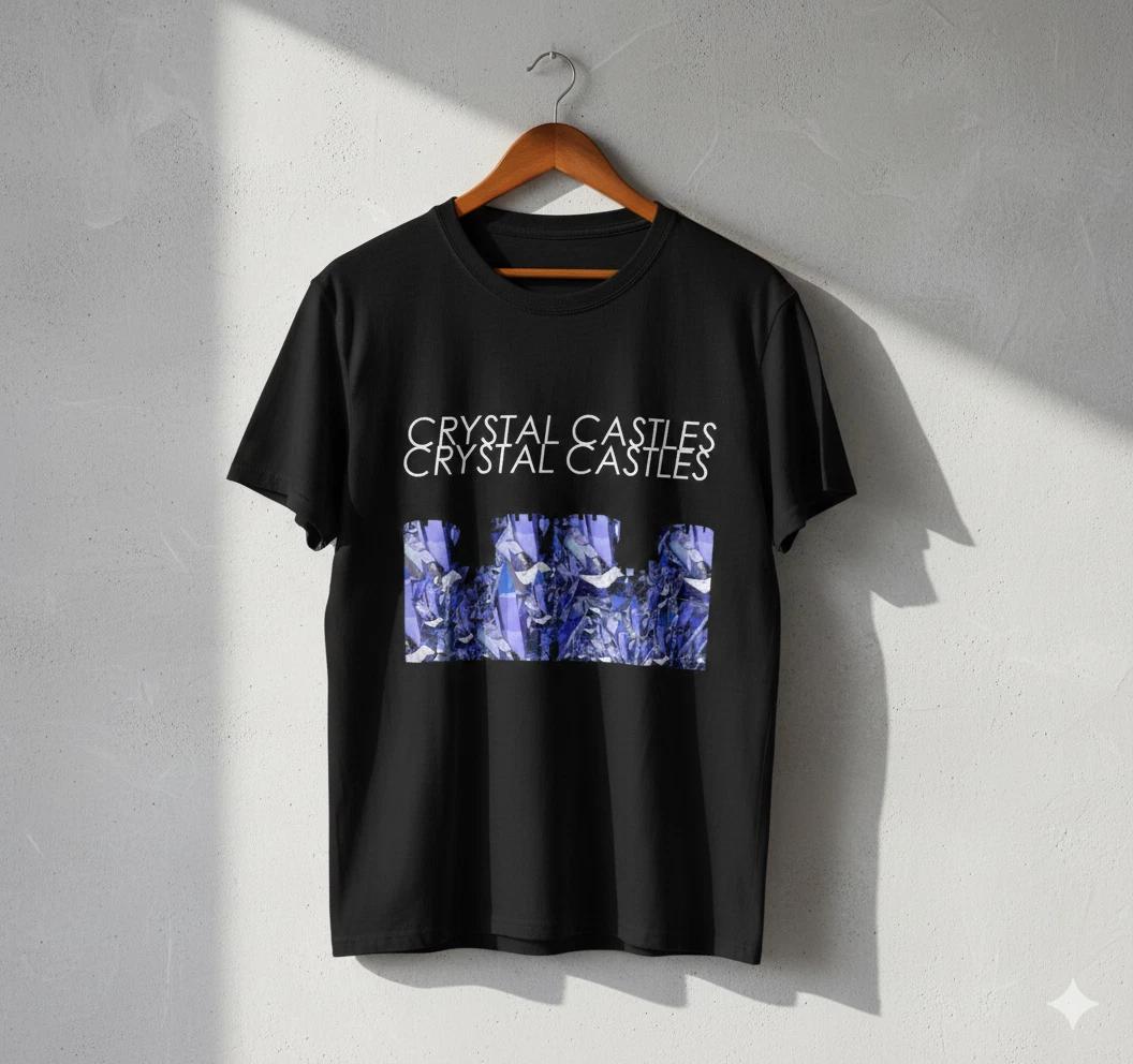Crystal Castles Graphic T-Shirt Black Indie Electronic Band Tee - T502 4XL
Crystal Castles Graphic T-Shirt Black Indie Electronic Band Tee - T502 4XL