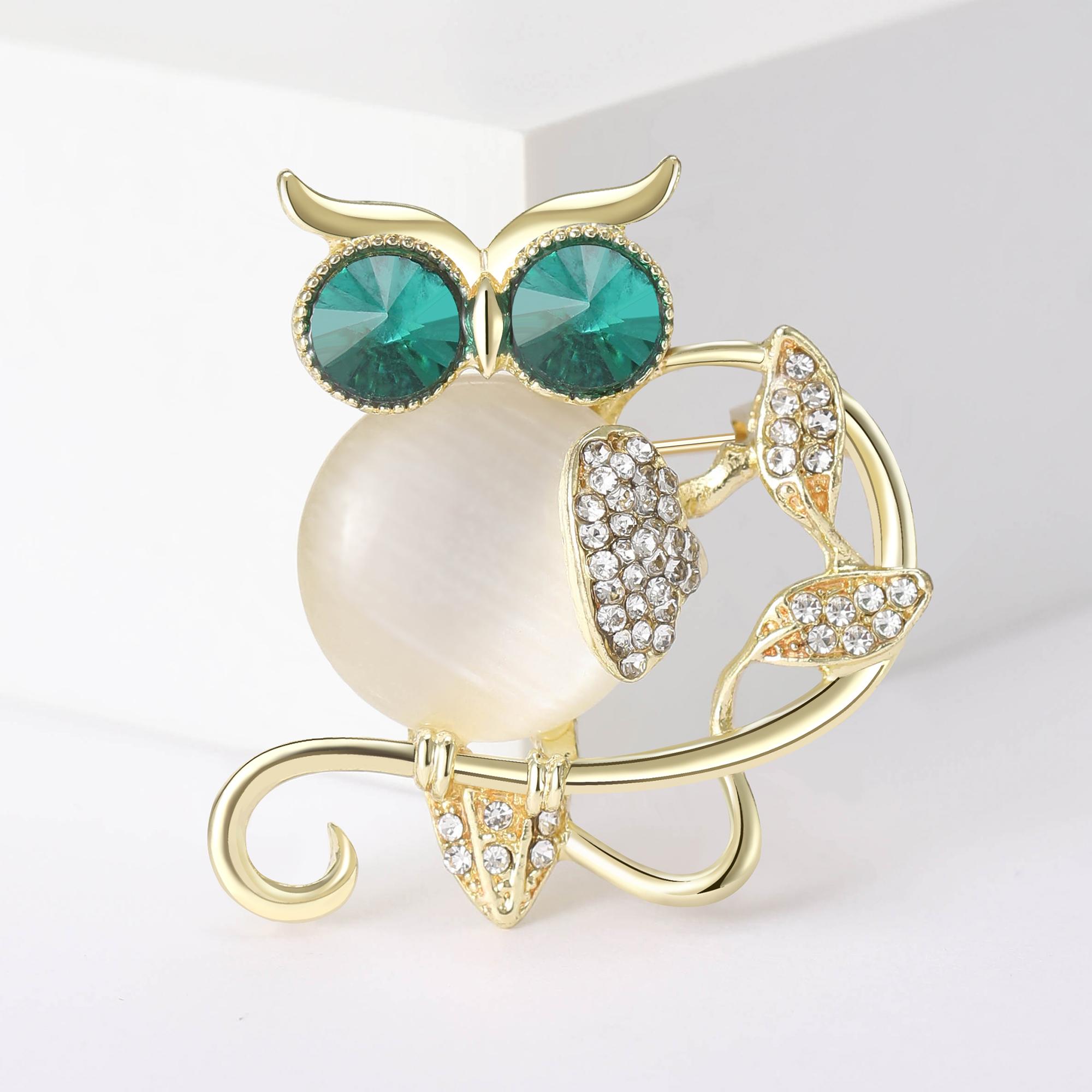 Luxury Turquoise Owl Brooches for Women Unisex Cat s Eye Stone Animal Pins Event Party Backpack Decoration Clothes Accessories
Luxury Turquoise Owl Brooches for Women Unisex Cat s Eye Stone Animal Pins Event Party Backpack Decoration Clothes Accessories