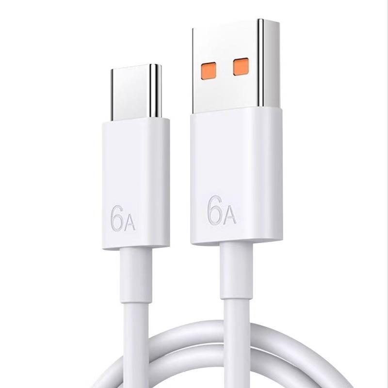 120W Fast Charging Type-C Cable for Huawei, Xiaomi, Oppo - Thickened Design, 6A Current 1 meter
120W Fast Charging Type-C Cable for Huawei, Xiaomi, Oppo - Thickened Design, 6A Current 1 meter