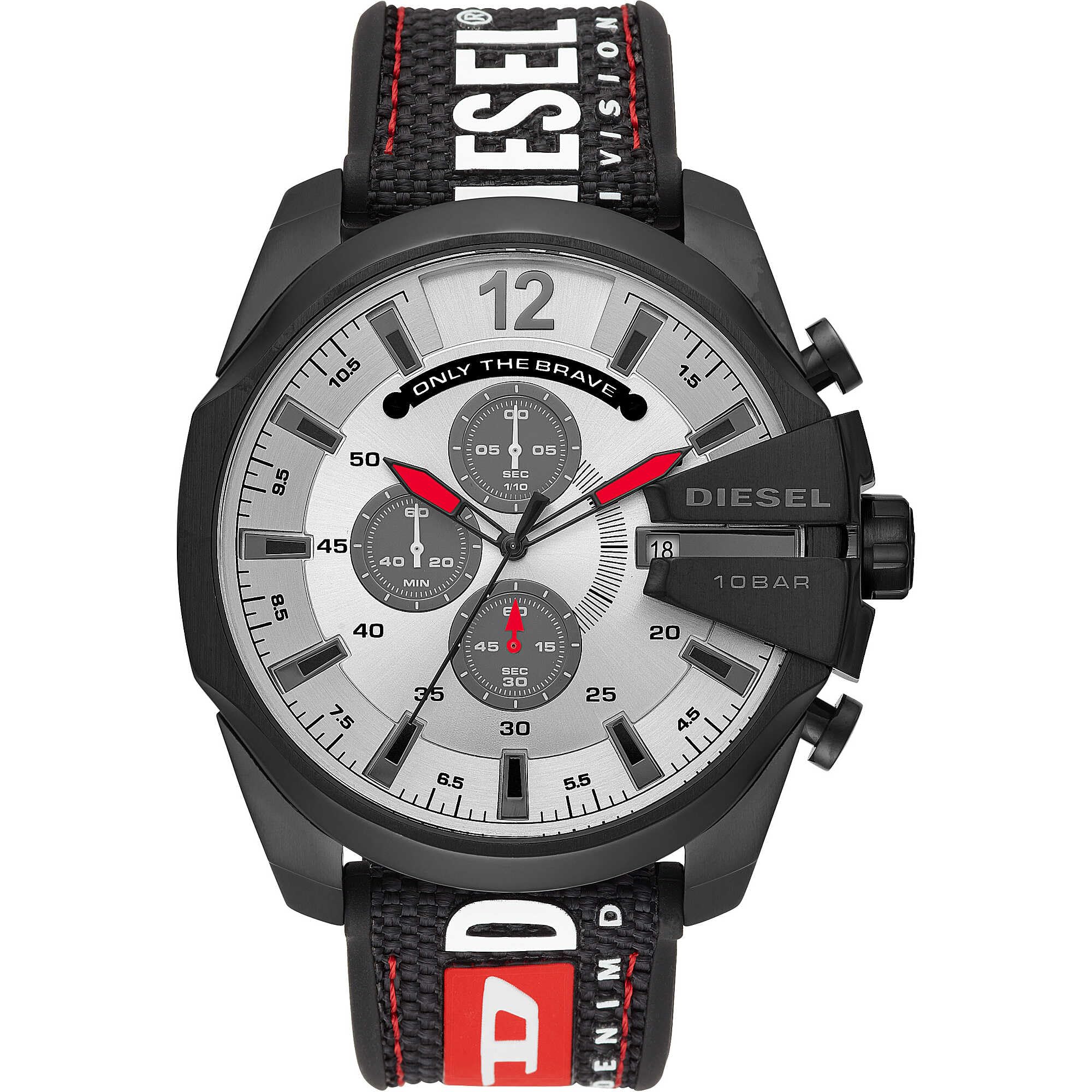 Чоловічий кварцовий нейлоновий годинник Diesel Mega Chief Chronograph Dz4512 100M, білий, хронограф, механізм.
Чоловічий кварцовий нейлоновий годинник Diesel Mega Chief Chronograph Dz4512 100M, білий, хронограф, механізм.