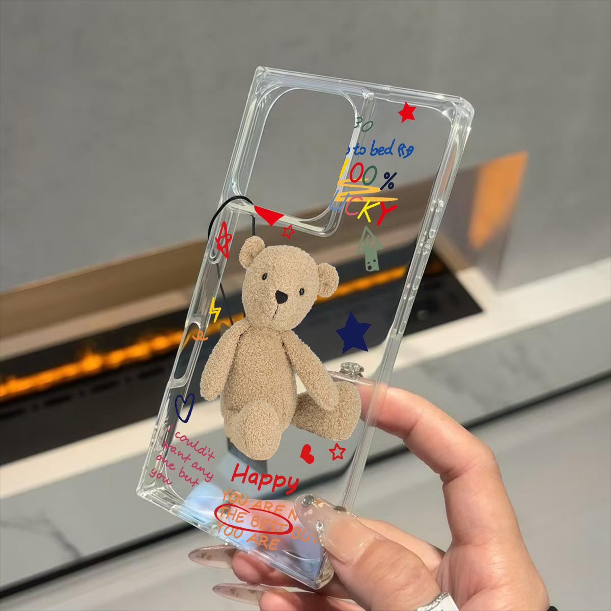 Clear Square Back Tube Case Protection For iPhone 13 11 12 16 ProMax 14 Pro Max 15 Plus Anti-Oxygen,Teddy Pattern Casing iphone 11 ProMax
Clear Square Back Tube Case Protection For iPhone 13 11 12 16 ProMax 14 Pro Max 15 Plus Anti-Oxygen,Teddy Pattern Casing iphone 11 ProMax