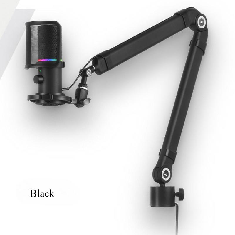 Cantilever Microphone RGB E-sports Game Live Recording Computer Colorful Microphone чорний
Cantilever Microphone RGB E-sports Game Live Recording Computer Colorful Microphone чорний