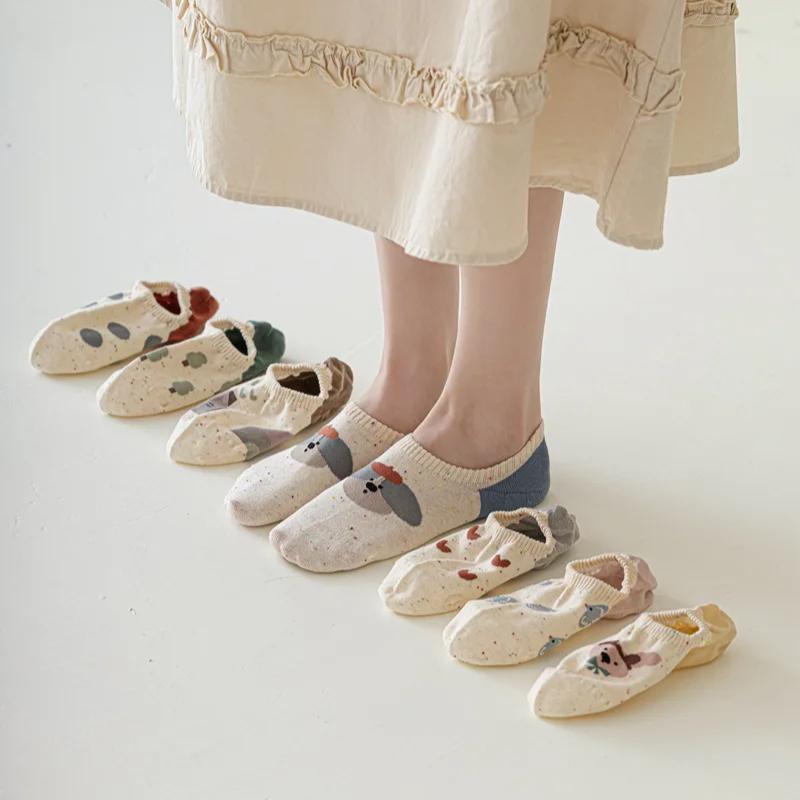 Summer Invisible No Show Socks Women Cartoon Print Japanese Kawaii Cute Sock Slippers Silicone Non-slip Cotton Low Cut Socks Sox EUR 35-39 сірий колір
Summer Invisible No Show Socks Women Cartoon Print Japanese Kawaii Cute Sock Slippers Silicone Non-slip Cotton Low Cut Socks Sox EUR 35-39 сірий колір
