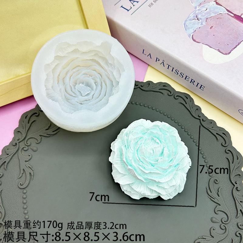 DIY Peony Flower,shaped Silicone Mold, Handmade Silicone Mold, Fondant Cake And Chocolate Mold, Aromatherapy Plaster Mold One Size білий
DIY Peony Flower,shaped Silicone Mold, Handmade Silicone Mold, Fondant Cake And Chocolate Mold, Aromatherapy Plaster Mold One Size білий