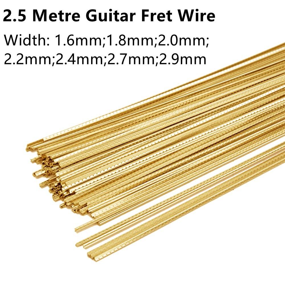 Brass Guitar Fret Wire 1.6/1.8/2.0mm 2.2mm 2.4mm 2.7mm 2.9mm Of Gauge / Fretwire 2.0MM
Brass Guitar Fret Wire 1.6/1.8/2.0mm 2.2mm 2.4mm 2.7mm 2.9mm Of Gauge / Fretwire 2.0MM