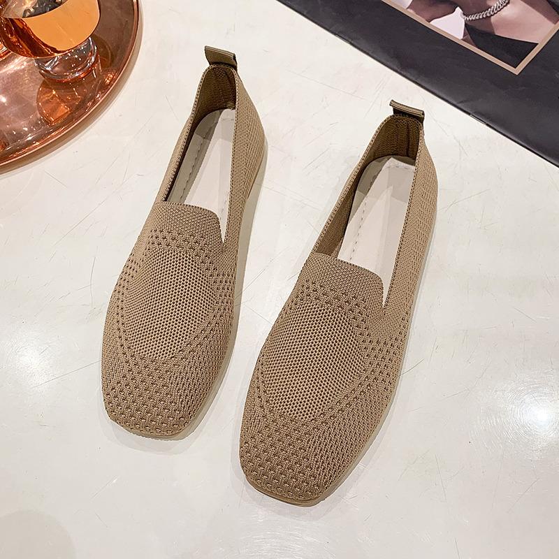 Дышащие женские вязаные туфли на плоской подошве, женские летние новые универсальные плетеные туфли на мягкой подошве, повседневные и удобные туфли Doudou, осень 40 хаки
Дышащие женские вязаные туфли на плоской подошве, женские летние новые универсальные плетеные туфли на мягкой подошве, повседневные и удобные туфли Doudou, осень 40 хаки