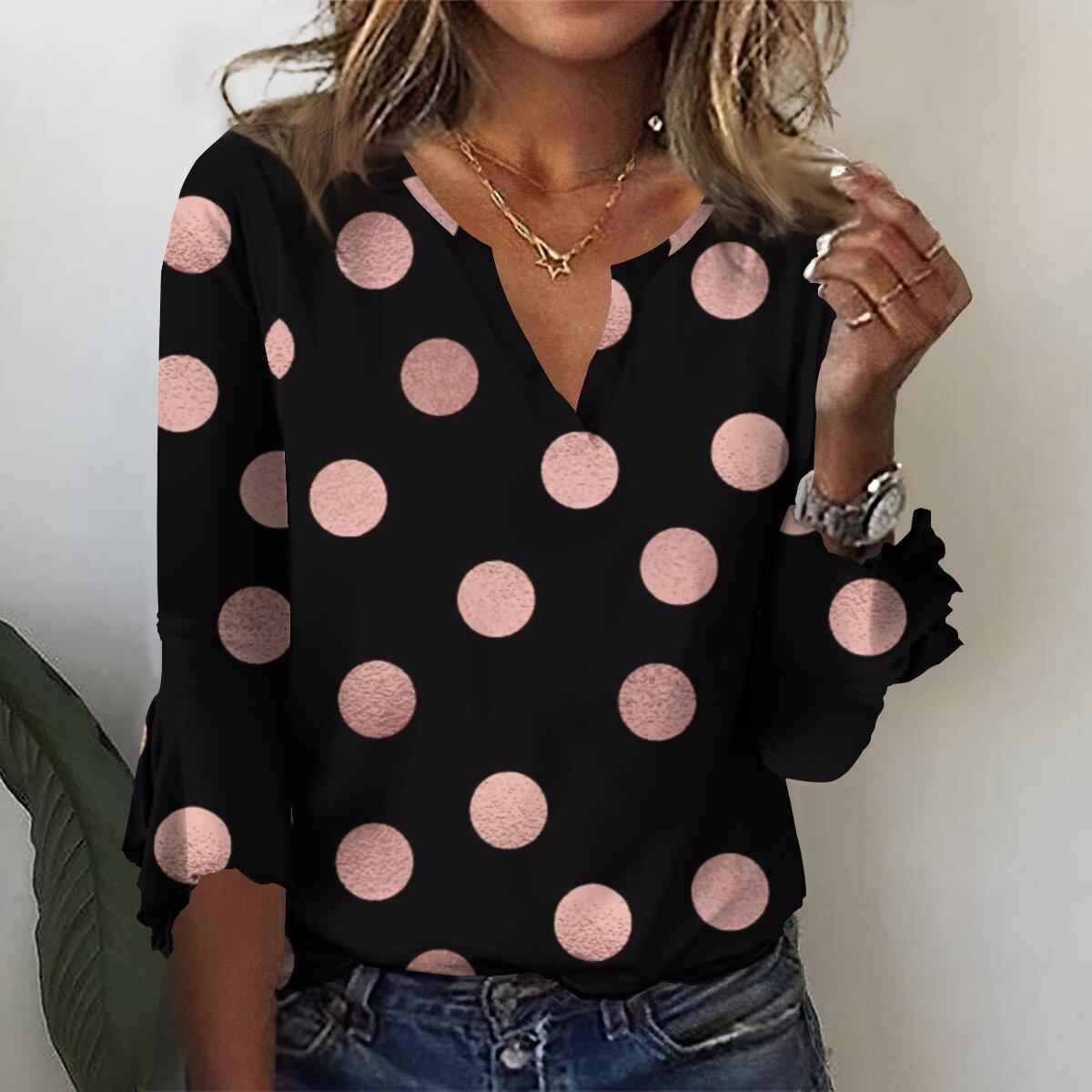 2023 Осень Новая мода Женский повседневный топ больших размеров с V-образным вырезом с рукавом 3/4
2023 Осень Новая мода Женский повседневный топ больших размеров с V-образным вырезом с рукавом 3/4