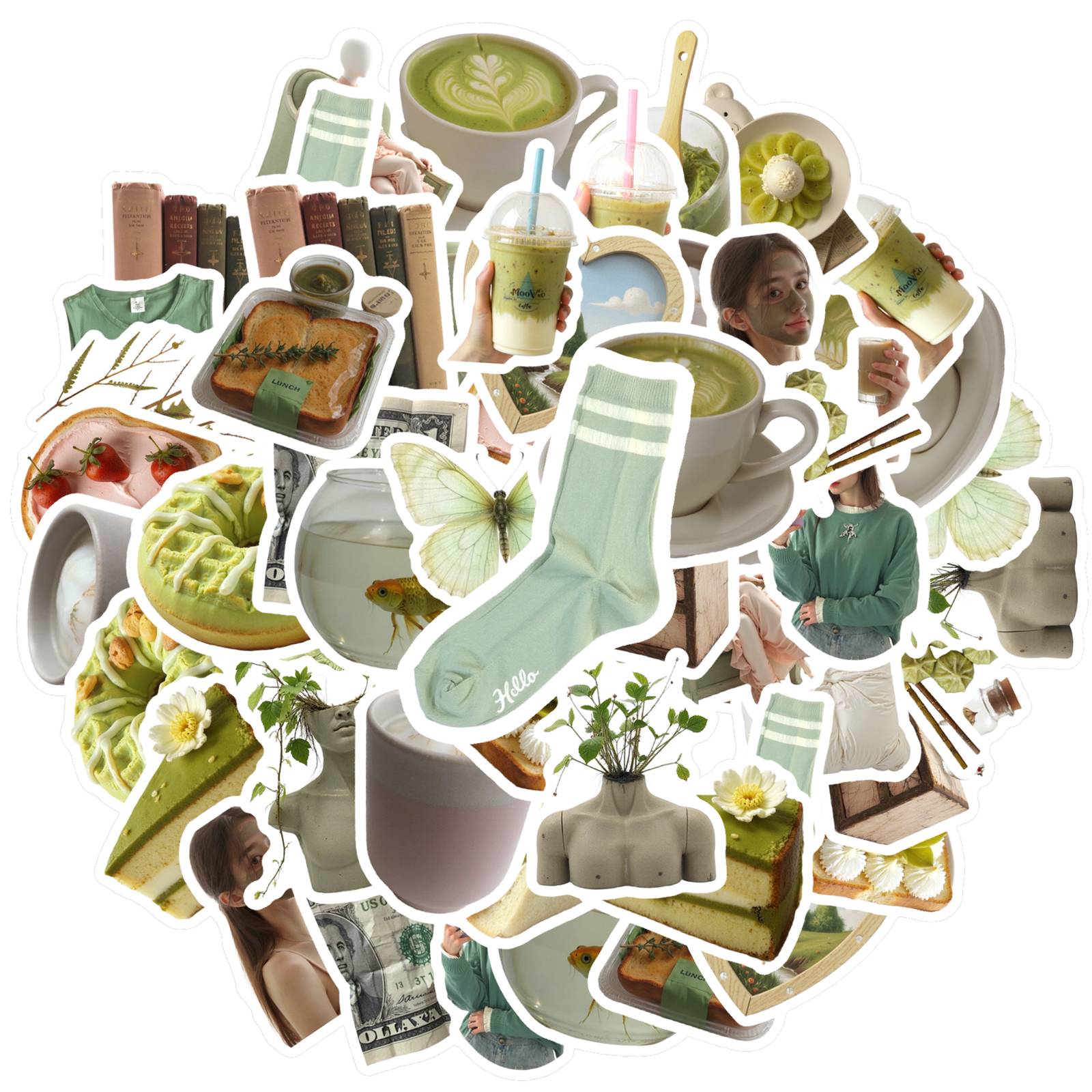 35pcs-50pcs Pastoral Nature Stickers Cute Garden Garden Decals Pastel Stickers For DIY Phone Guitar Laptop Notebook Suitcase
35pcs-50pcs Pastoral Nature Stickers Cute Garden Garden Decals Pastel Stickers For DIY Phone Guitar Laptop Notebook Suitcase