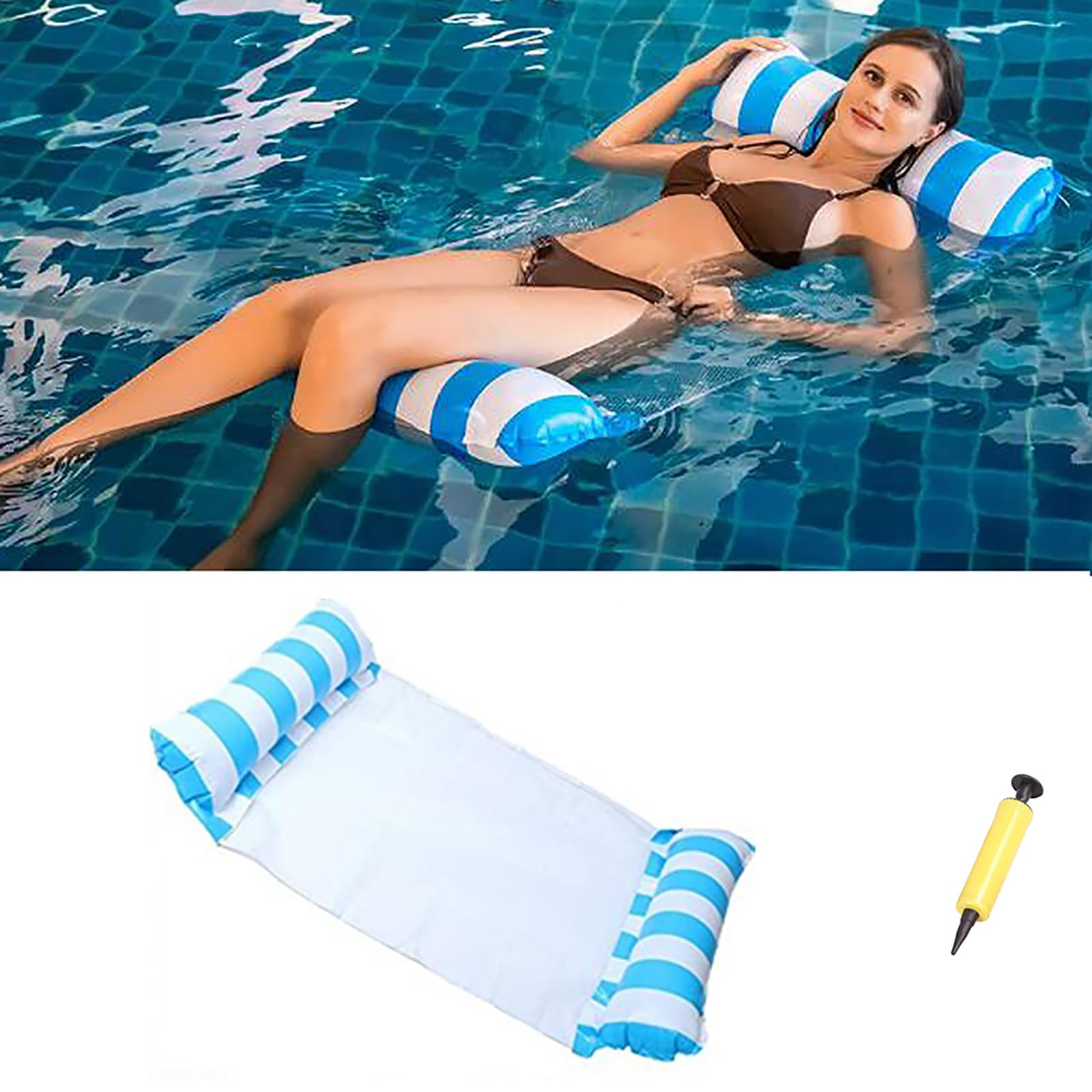 GOODCHI Floating Water Hammock Floating Heat Water Pool Summer Adult Float Float, Ring, Sofa, Device, Protection, Play, Party, Vacation, Beach, синий
GOODCHI Floating Water Hammock Floating Heat Water Pool Summer Adult Float Float, Ring, Sofa, Device, Protection, Play, Party, Vacation, Beach, синий