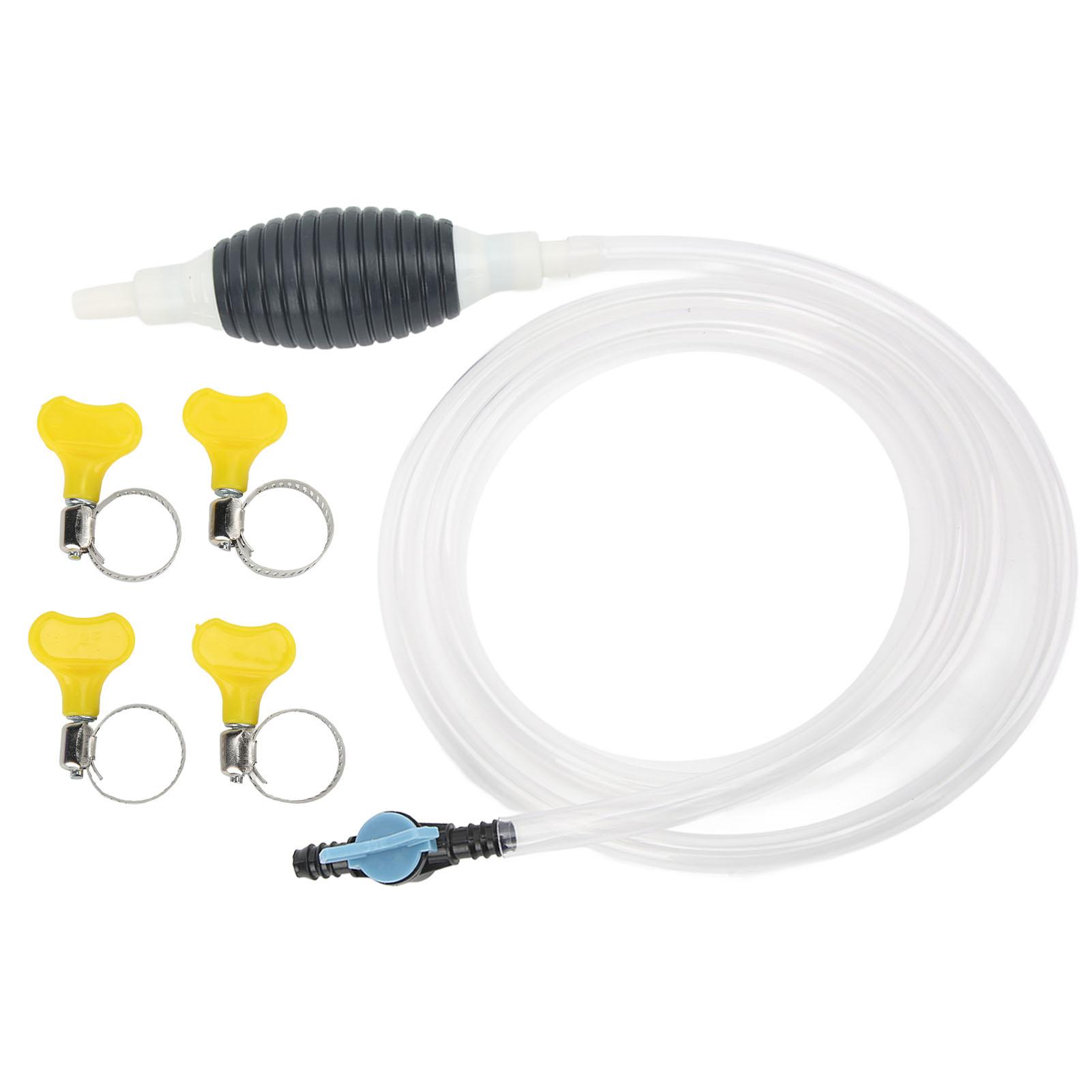 Liquid Fuel Transfer Siphon Pump with 2m Hose Manual Suction Universal for Diesel Gasoline Water
Liquid Fuel Transfer Siphon Pump with 2m Hose Manual Suction Universal for Diesel Gasoline Water