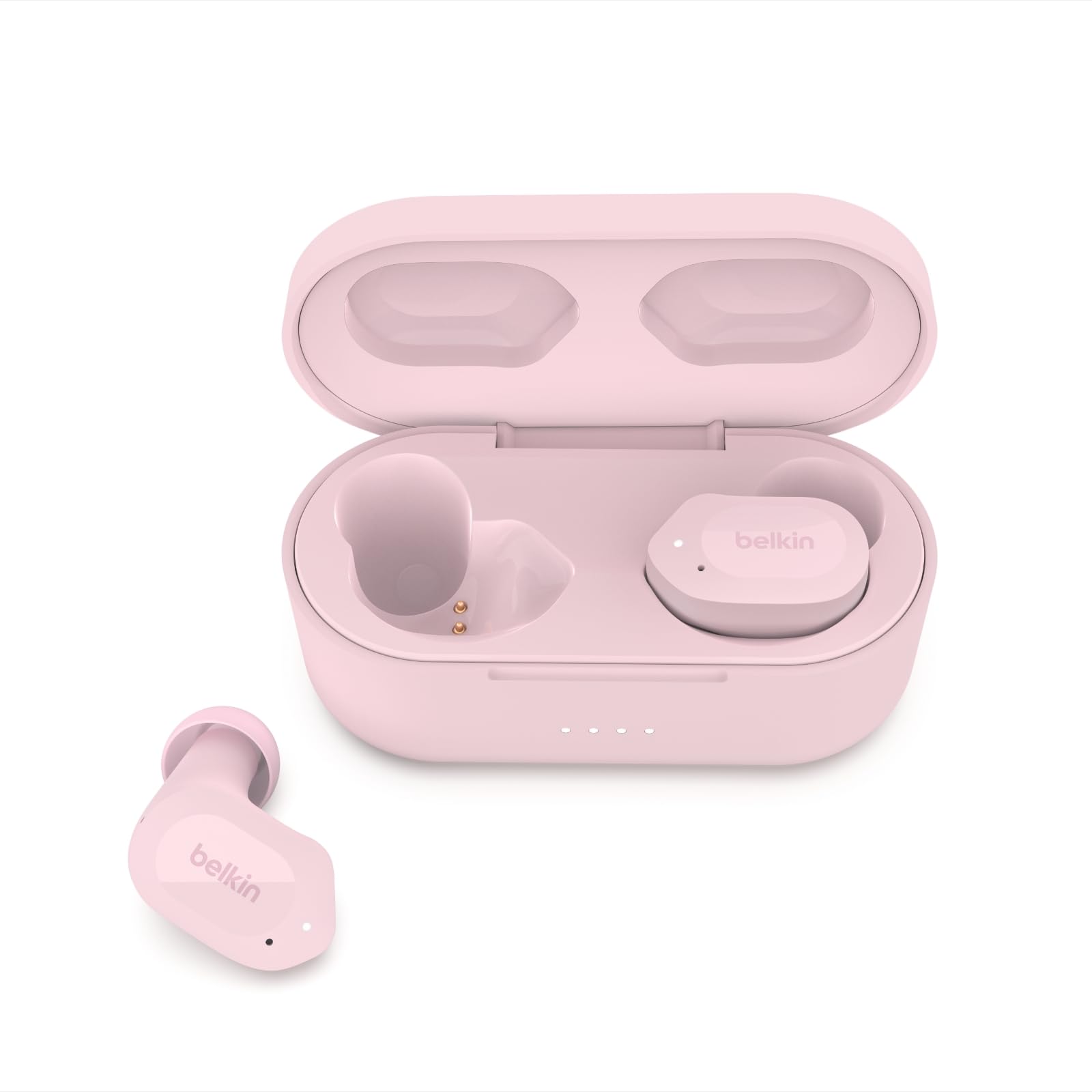 Belkin SOUNDFORM Play True Wireless Earphones Bluetooth 5.2 6mm Driver 4-Microphone Call Noise Reduction Water-Resistant IPX5 Morandi Pink AUC005btPK
Belkin SOUNDFORM Play True Wireless Earphones Bluetooth 5.2 6mm Driver 4-Microphone Call Noise Reduction Water-Resistant IPX5 Morandi Pink AUC005btPK