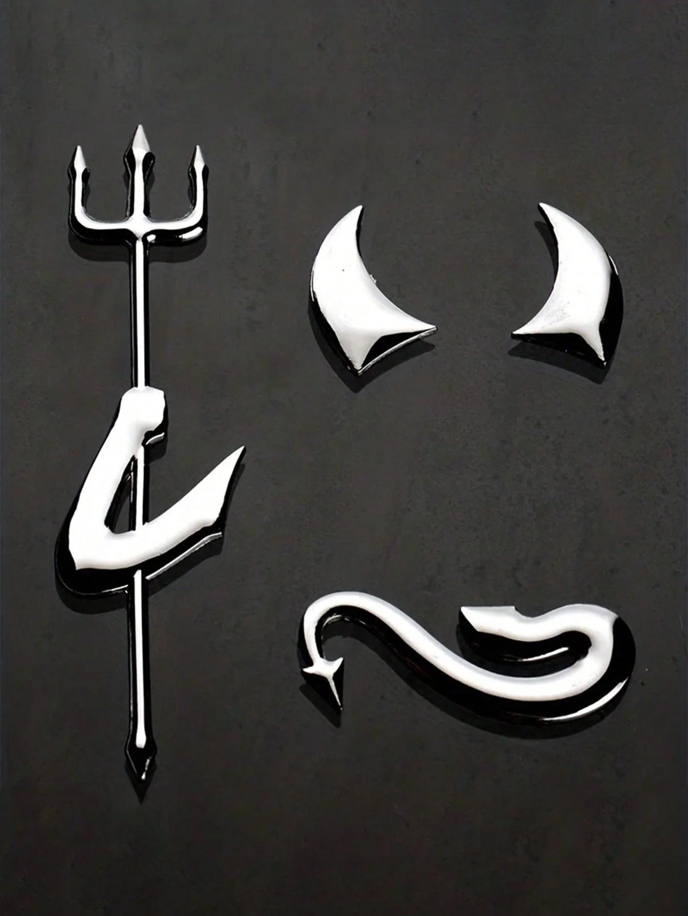 3D Metal Little Devil Emblem Sticker - Thickened Demon Guardian як показано кольору
3D Metal Little Devil Emblem Sticker - Thickened Demon Guardian як показано кольору