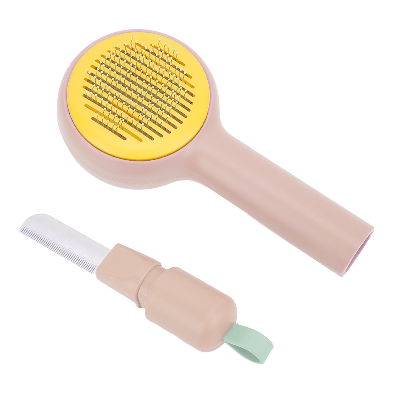Pet Hair Comb Pet Self Cleaning Open Knot Brush with Comfortable Handle for Shedding and Grooming(Green Yellow )
Pet Hair Comb Pet Self Cleaning Open Knot Brush with Comfortable Handle for Shedding and Grooming(Green Yellow )