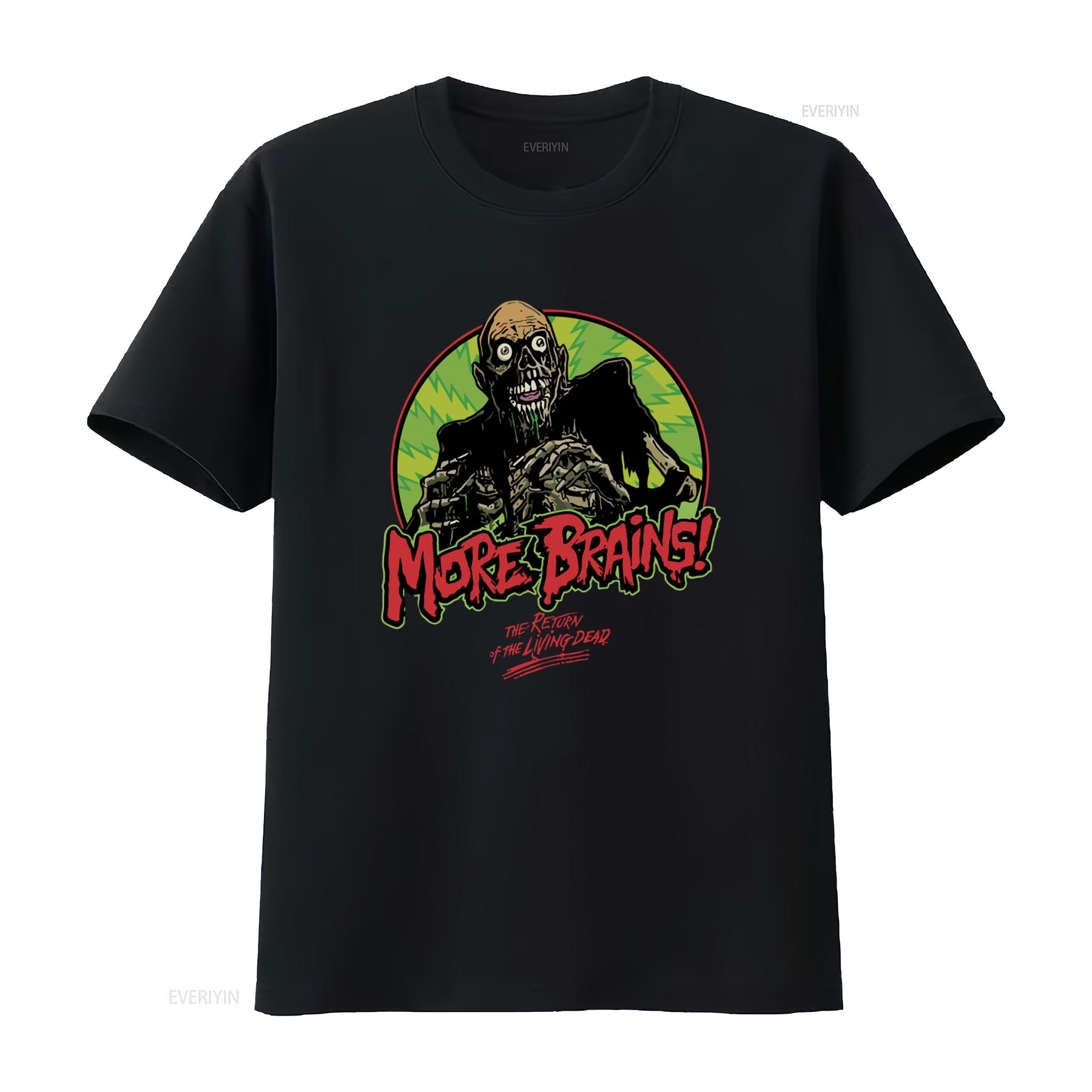 The Return Of Living Dead Tarman More Brains Print Black T Shirt for Men vintage Washed Top For Everyday Wear Casual Breathable 4XL
The Return Of Living Dead Tarman More Brains Print Black T Shirt for Men vintage Washed Top For Everyday Wear Casual Breathable 4XL