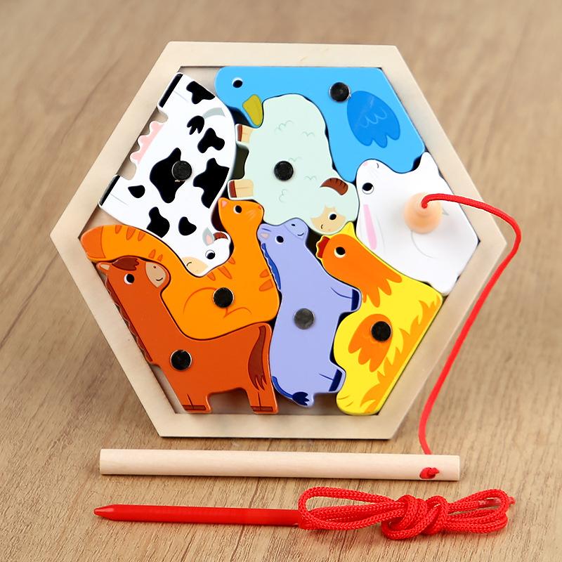 Montessori Wooden Magnetic Fishing Game Early Learning Educational Toys Playsets for Kids - Parent-Child Interactive Marine Life Cognition Playset
Montessori Wooden Magnetic Fishing Game Early Learning Educational Toys Playsets for Kids - Parent-Child Interactive Marine Life Cognition Playset