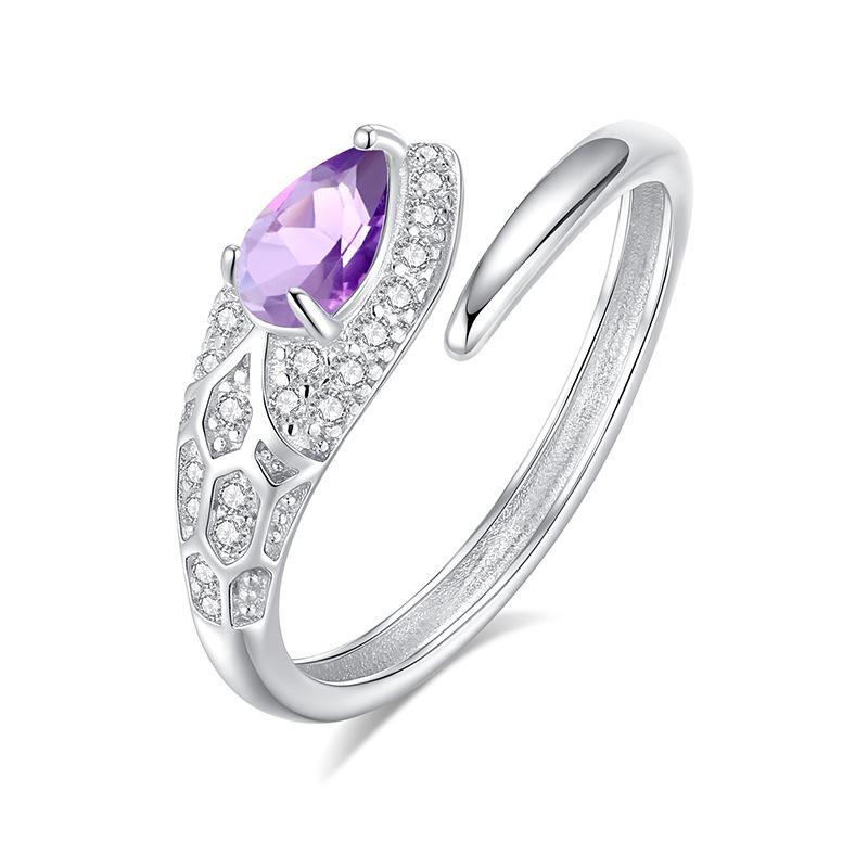 Fashion light luxury serpentine opening s925 sterling silver ring zodiac snake luck adjustable natural spar ring adjustable open ring
Fashion light luxury serpentine opening s925 sterling silver ring zodiac snake luck adjustable natural spar ring adjustable open ring