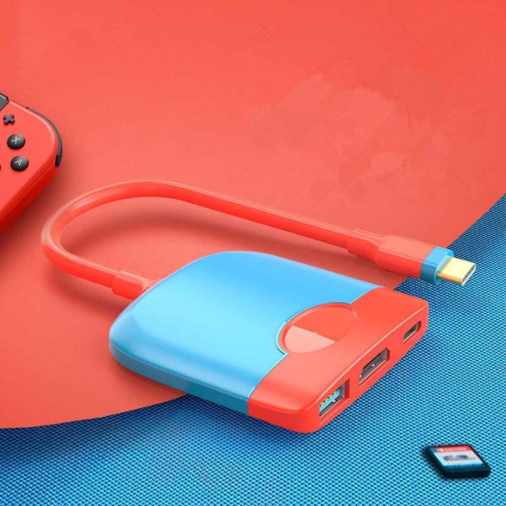 Nintendo Switch Аксессуары для Switch USB C Switch TV Dock 3 в 1 USB C Hub Type C To HDMI Converter
Nintendo Switch Аксессуары для Switch USB C Switch TV Dock 3 в 1 USB C Hub Type C To HDMI Converter